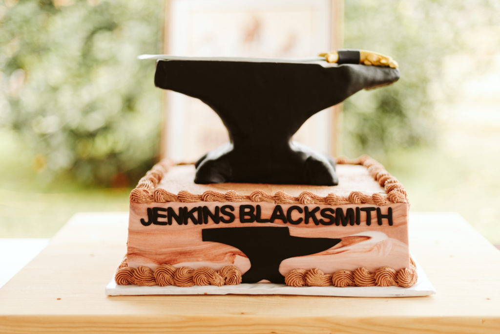 groom's cake blacksmith